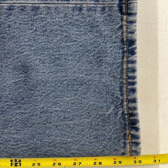 Levi's 501 Jeans Mens 36x30 Vtg Blue Denim Button Fly 100% Cotton Straight Leg - Picture 13 of 15
